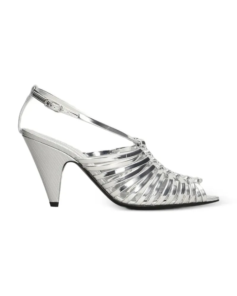 Sergio Rossi Wovenia strappy sandals - Silber Silber