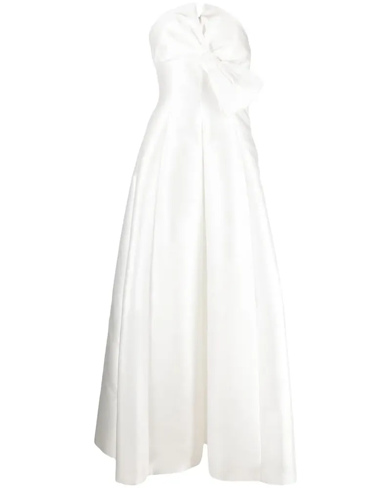 Alberta Ferretti Verziertes Abendkleid - Weiß Weiß