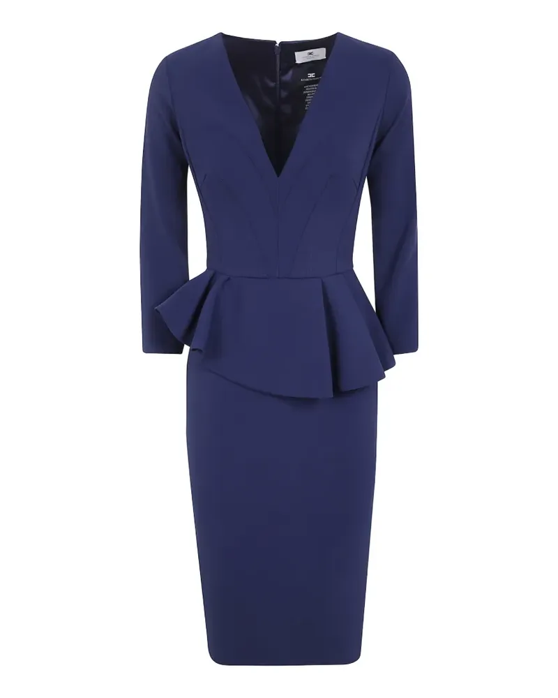 Elisabetta Franchi Leichtes Midikleid - Blau Blau