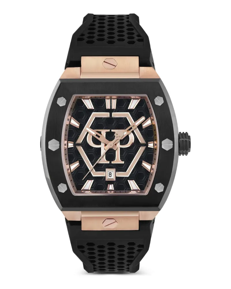 Philipp Plein The Hexagon Phantom 44mm watch - Schwarz Schwarz