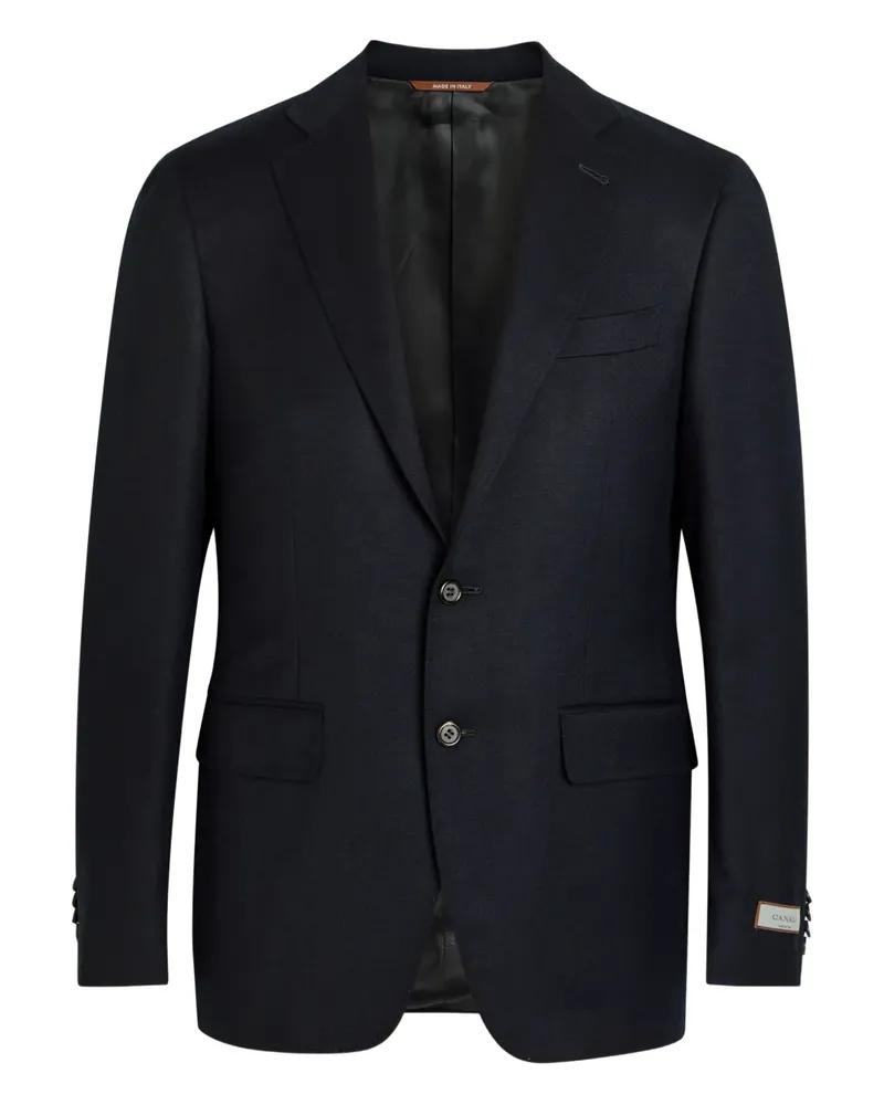 Canali single-breasted blazer - Blau Blau