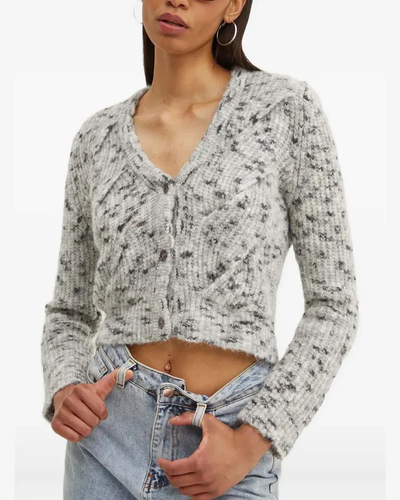 Moschino button-fastening cardigan - Grau Grau