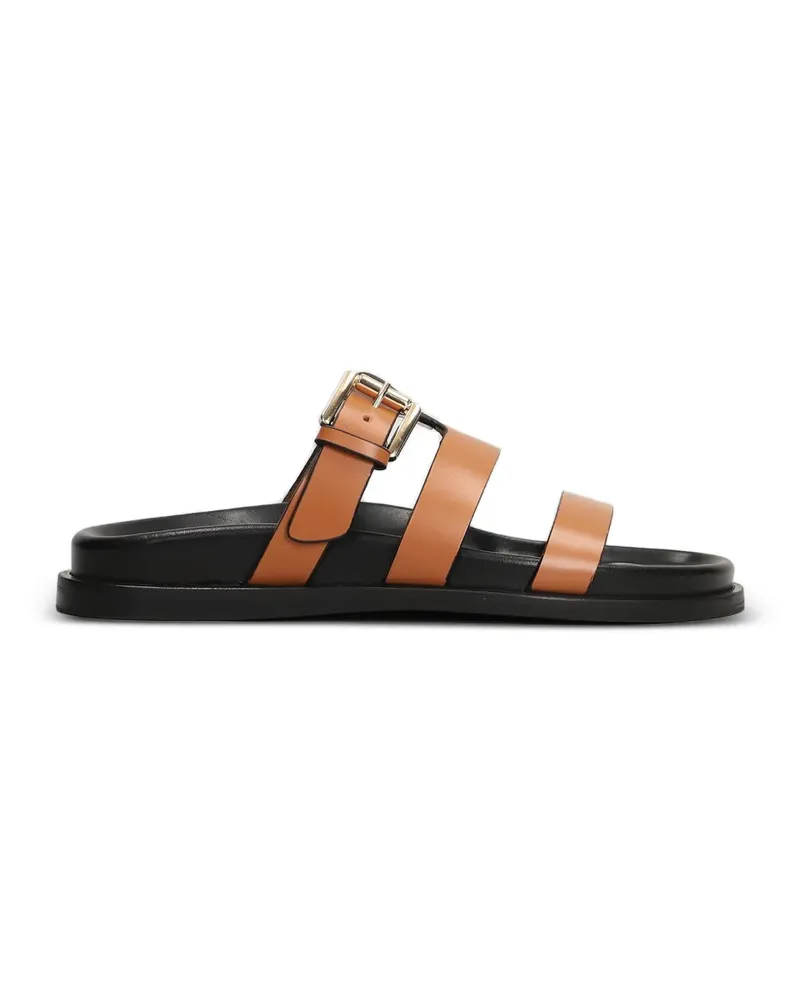 Bibi Lou Lisy buckle-fastening caged sandals - Nude Nude