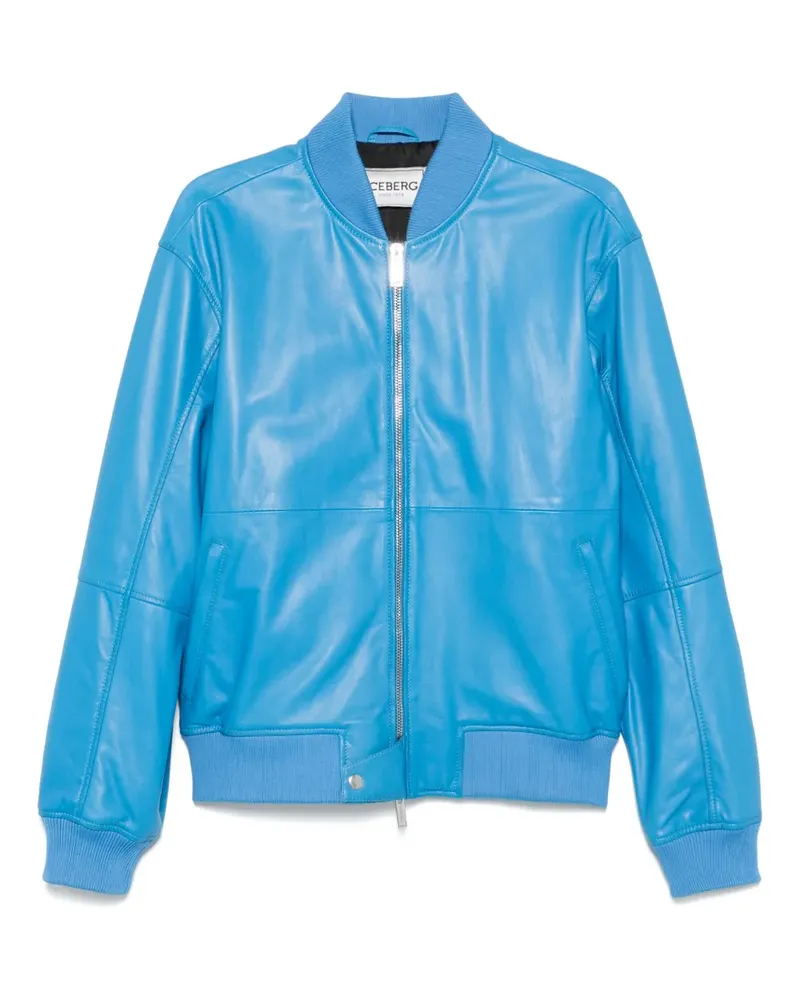 Iceberg Klassische Bomberjacke - Blau Blau