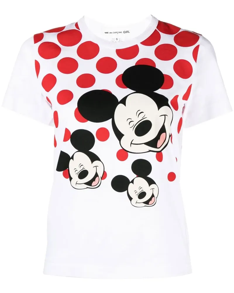Comme des Garçons T-Shirt mit grafischem Print - Weiß Weiß