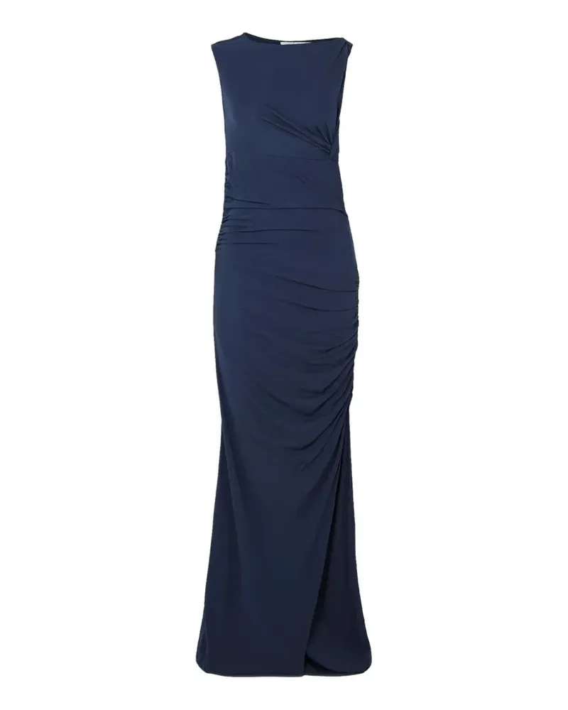 Christopher Esber Gesine gathered maxi dress - Blau Blau
