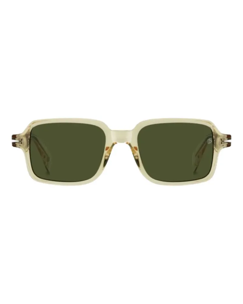 EYEWEAR by DAVID BECKHAM Sonnenbrille mit eckigem Gestell - Gelb Gelb