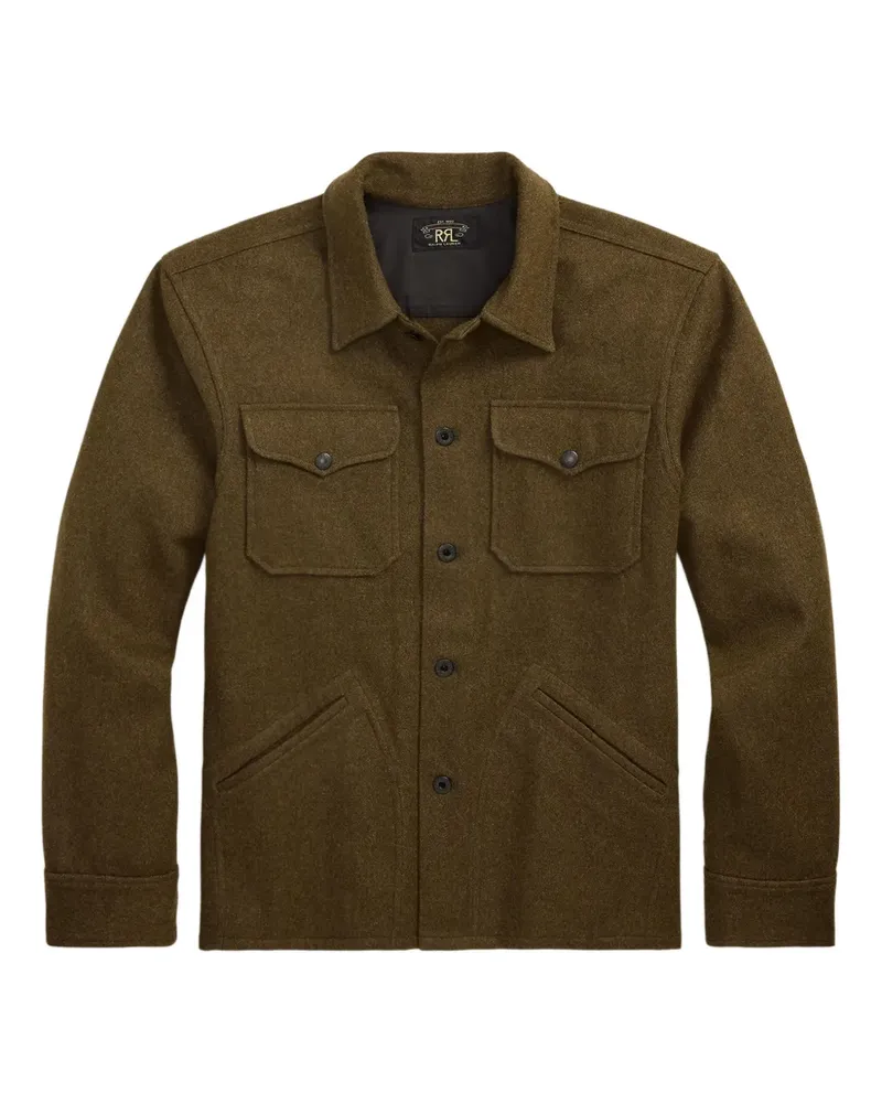 Ralph Lauren Hemdjacke mit Brusttasche - Grün Grün