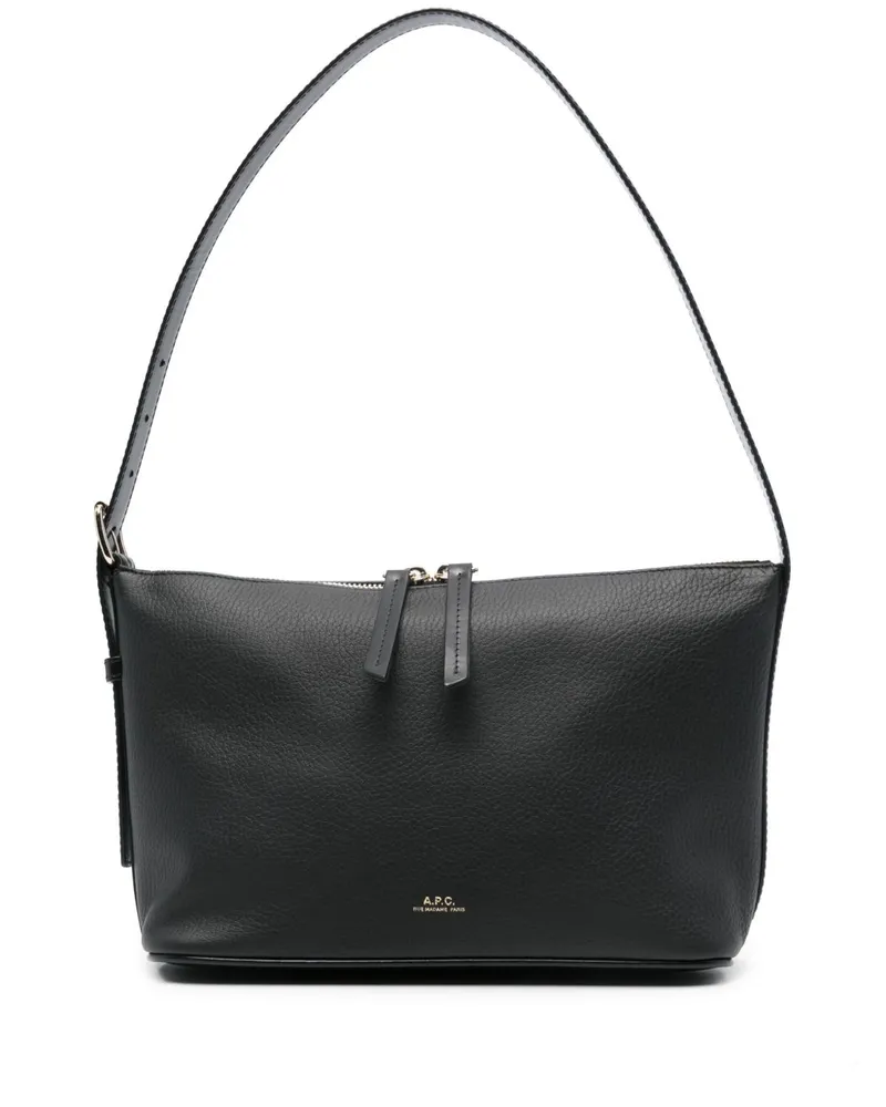 A.P.C. Vera Schultertasche - Schwarz Schwarz