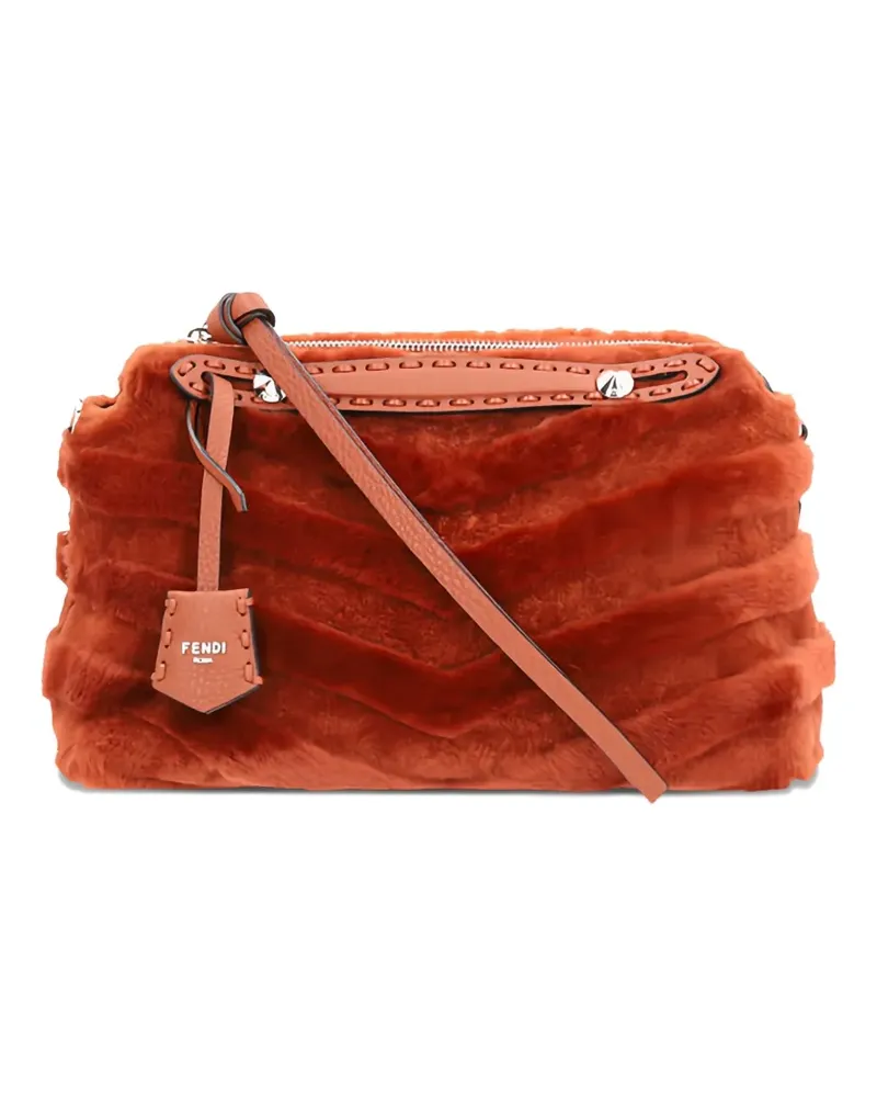 Fendi Mittelgroße By the Way Selleria Schultertasche - Orange Orange
