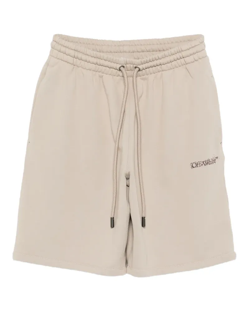 OFF-WHITE Joggingshorts mit Kordelzug - Nude Nude