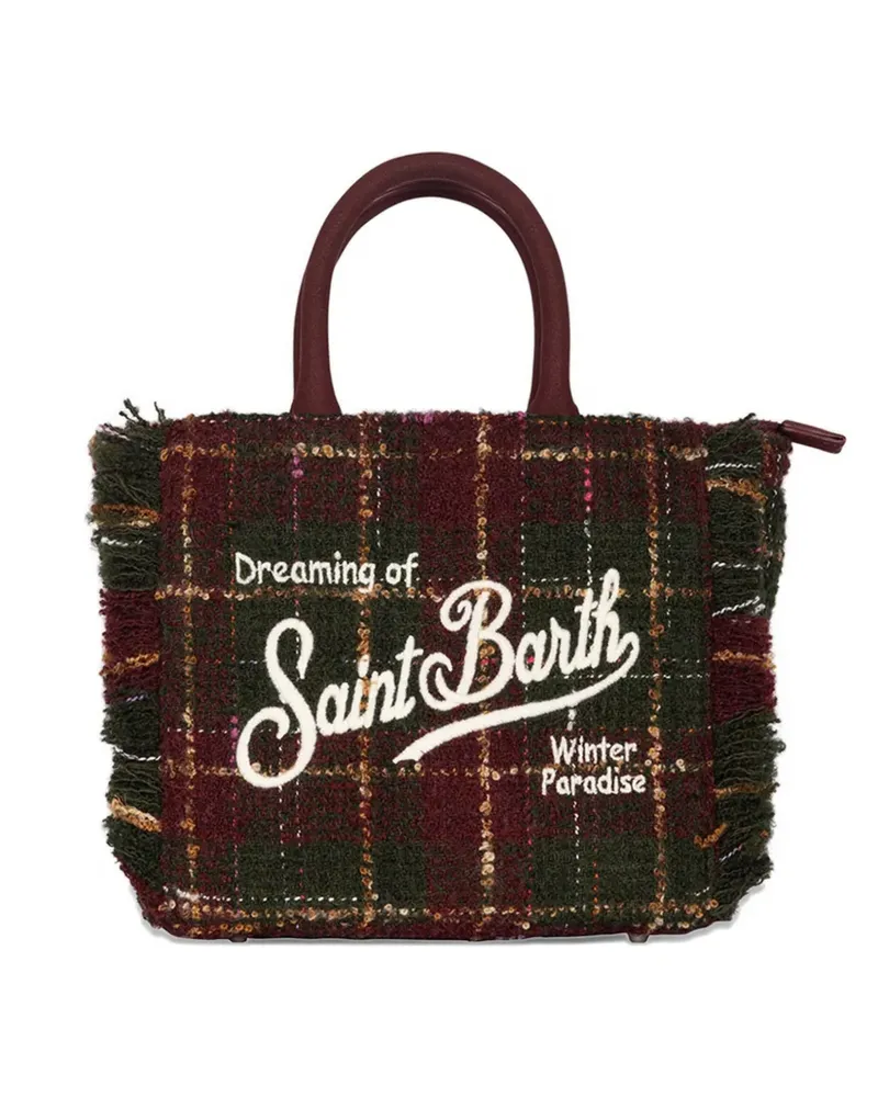 MC2 Saint Barth Karierter Tote Bag - Rot Rot