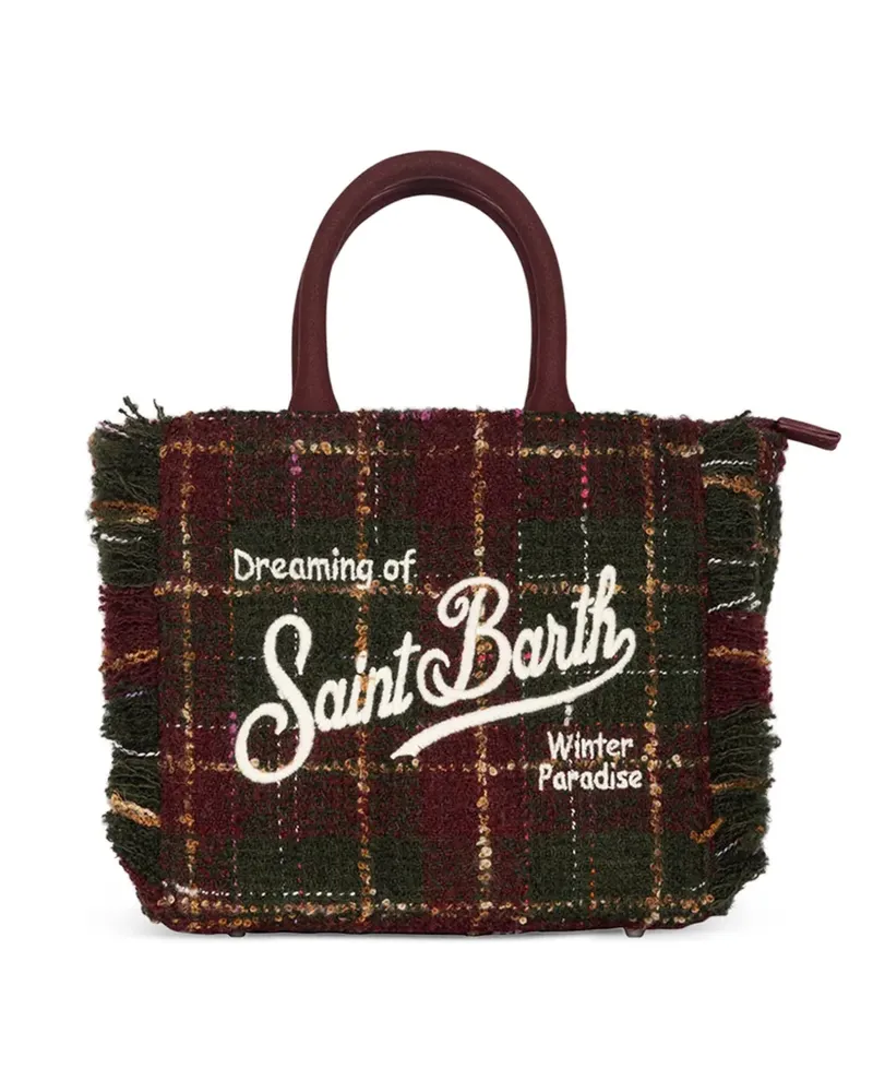 MC2 Saint Barth Karierter Tote Bag - Rot Rot