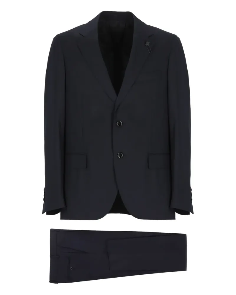 LARDINI Einreihiger Anzug - Blau Blau
