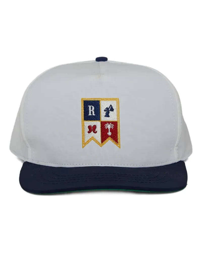 RHUDE Baseballkappe mit Wappen - Weiß Weiß