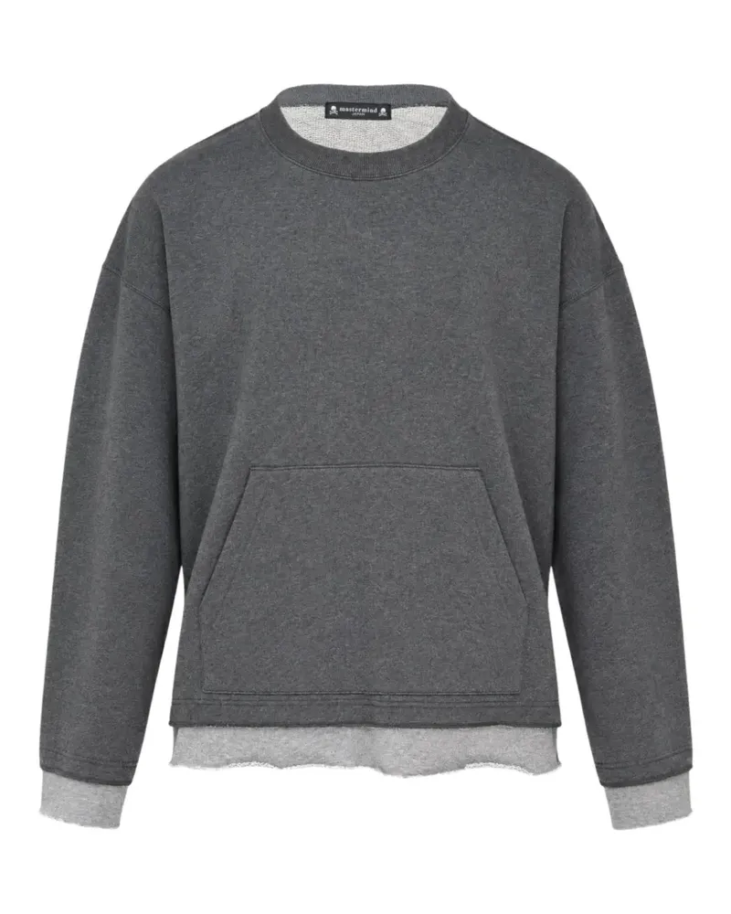 Mastermind Japan Pullover im Layering-Look - Grau Grau
