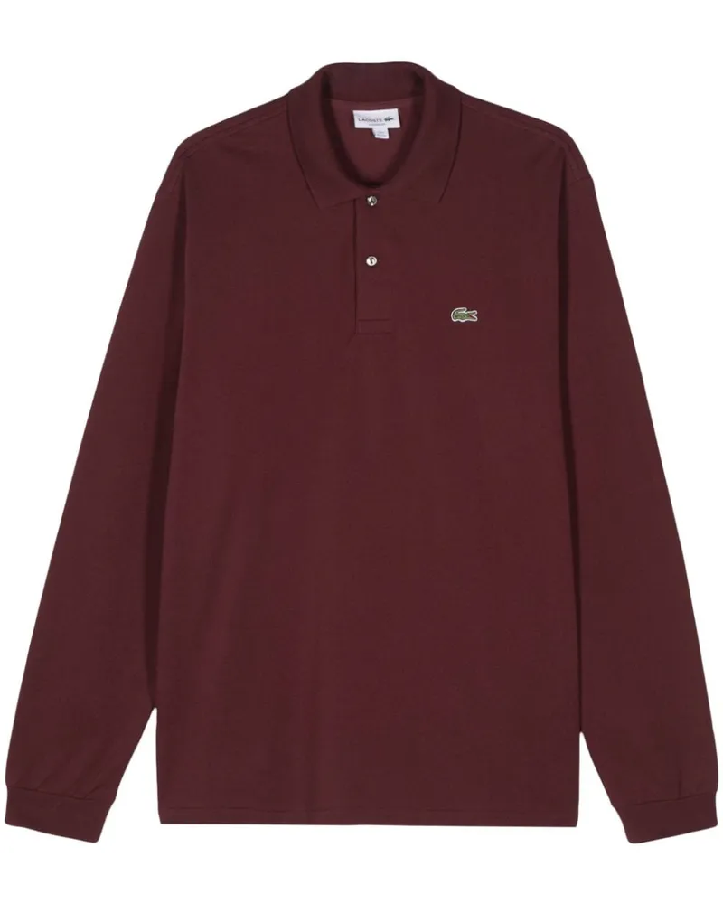 Lacoste Poloshirt mit Krokodil-Patch - Rot Rot