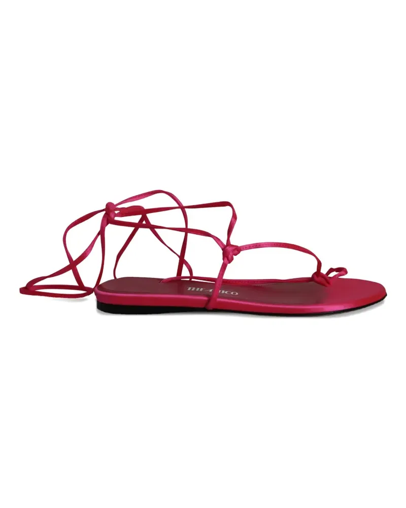 ATTICO Kika lace-up sandals - Rosa Rosa