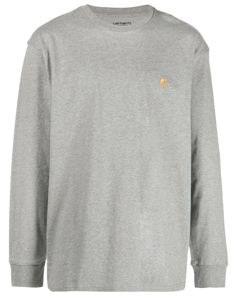 Carhartt WIP Chase Sweatshirt mit Logo-Stickerei - Grau Grau
