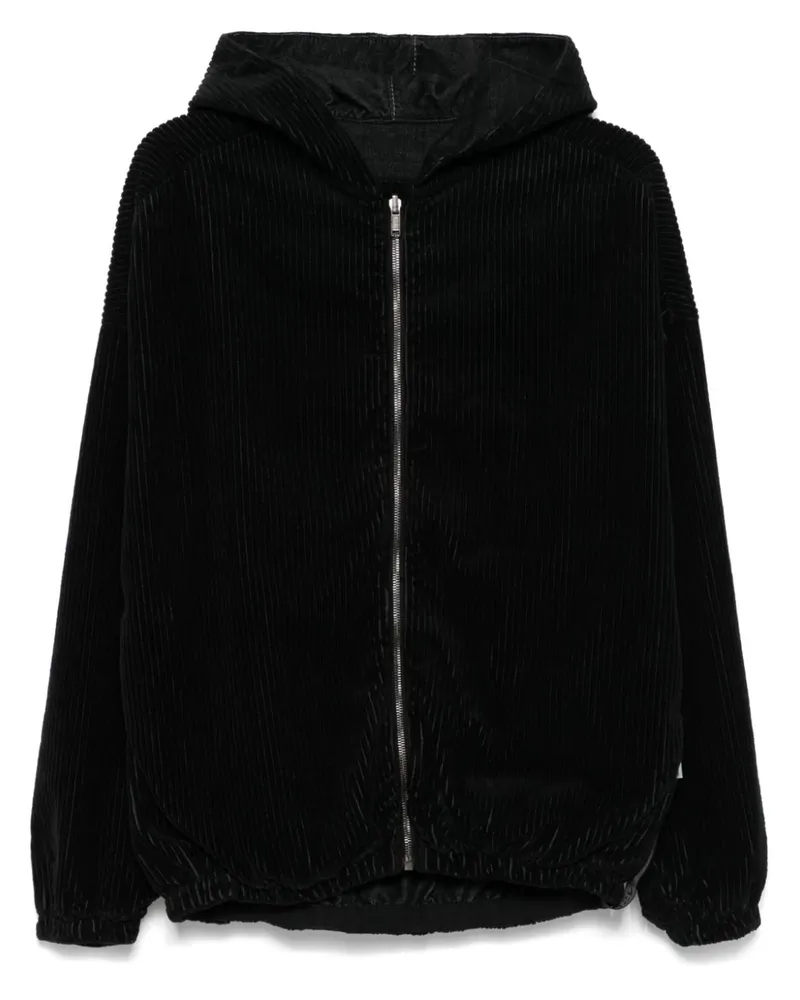 TRANSIT Wendbare Cordjacke - Schwarz Schwarz