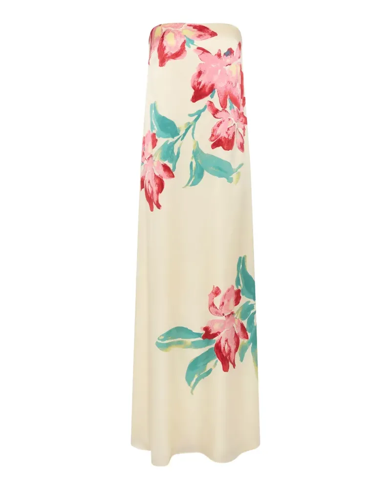 Rebecca Vallance Sunblush Bloom maxi dress - Nude Nude