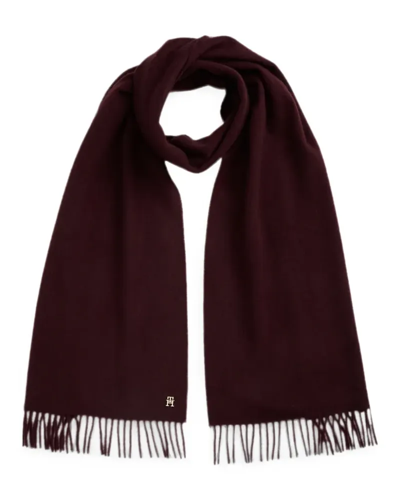 Tommy Hilfiger Schal mit Fransen - Violett Violett
