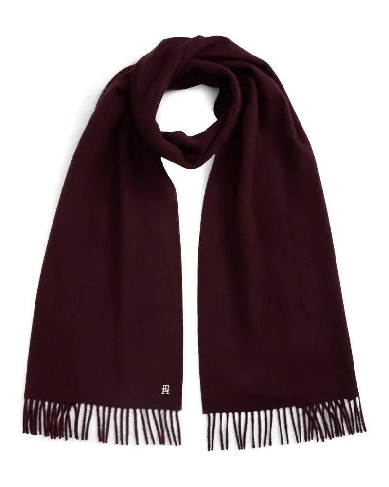 Tommy Hilfiger Schal mit Fransen - Violett Violett