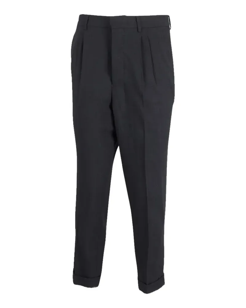 AMI Paris tailored cuffed-hem trousers - Grau Grau
