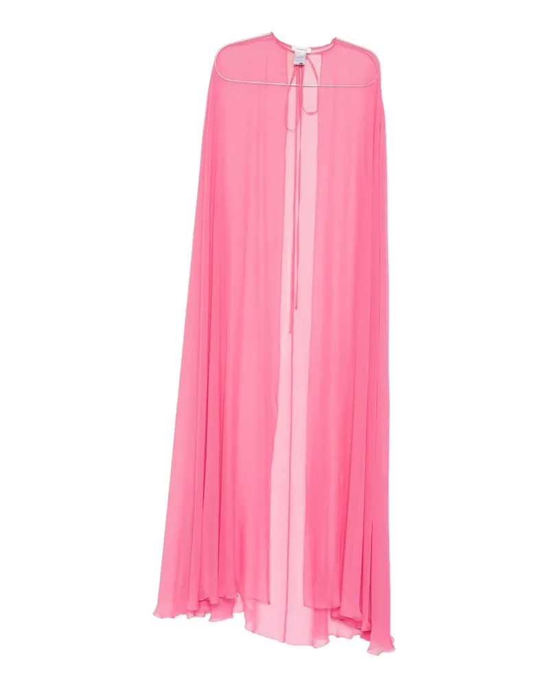 Zuhair Murad Cape aus Seidenchiffon - Rosa Rosa