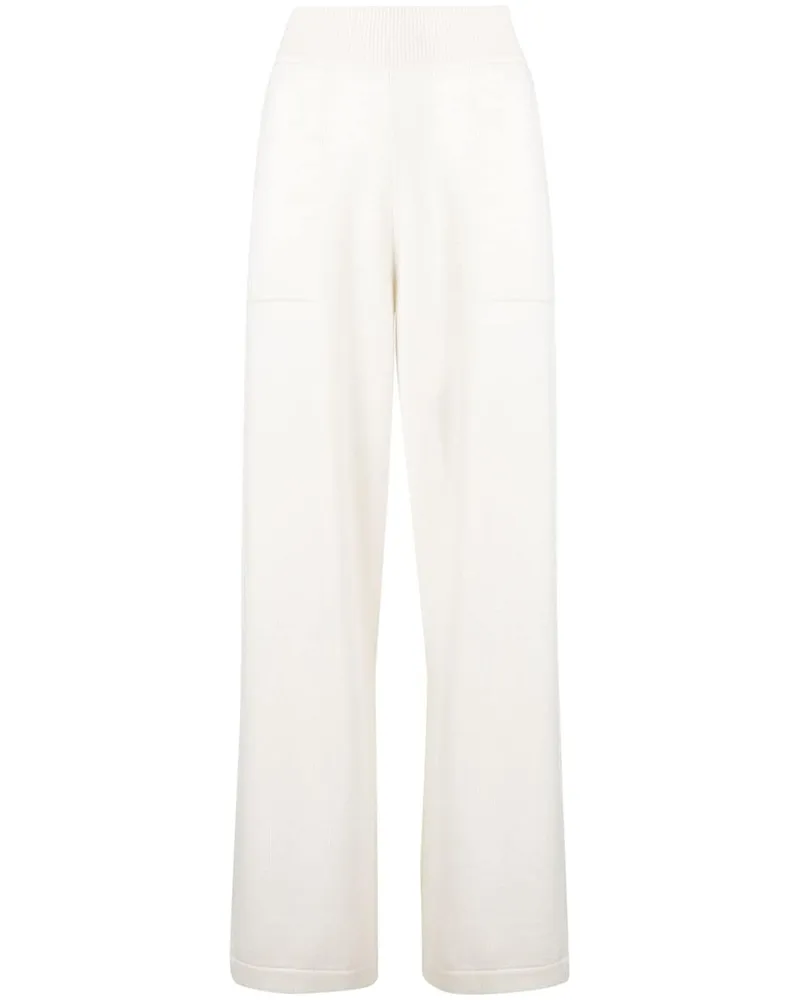 Barrie Hose mit geripptem Bund - Weiß Weiß