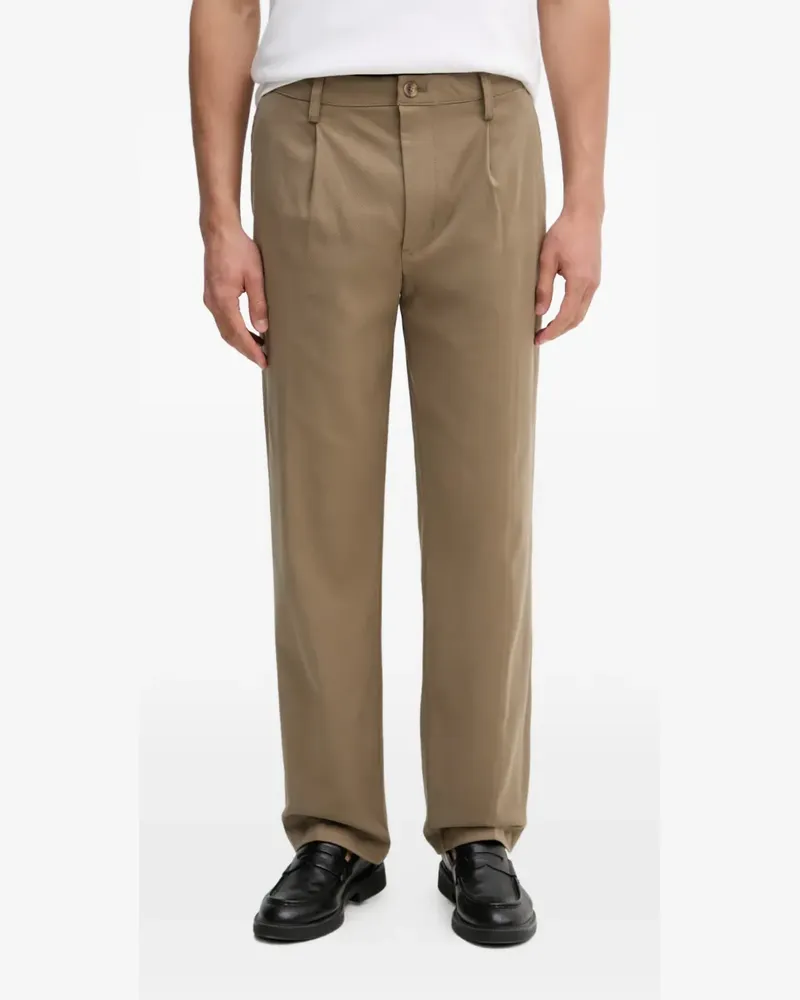 Guess pleated twill trousers - Nude Nude