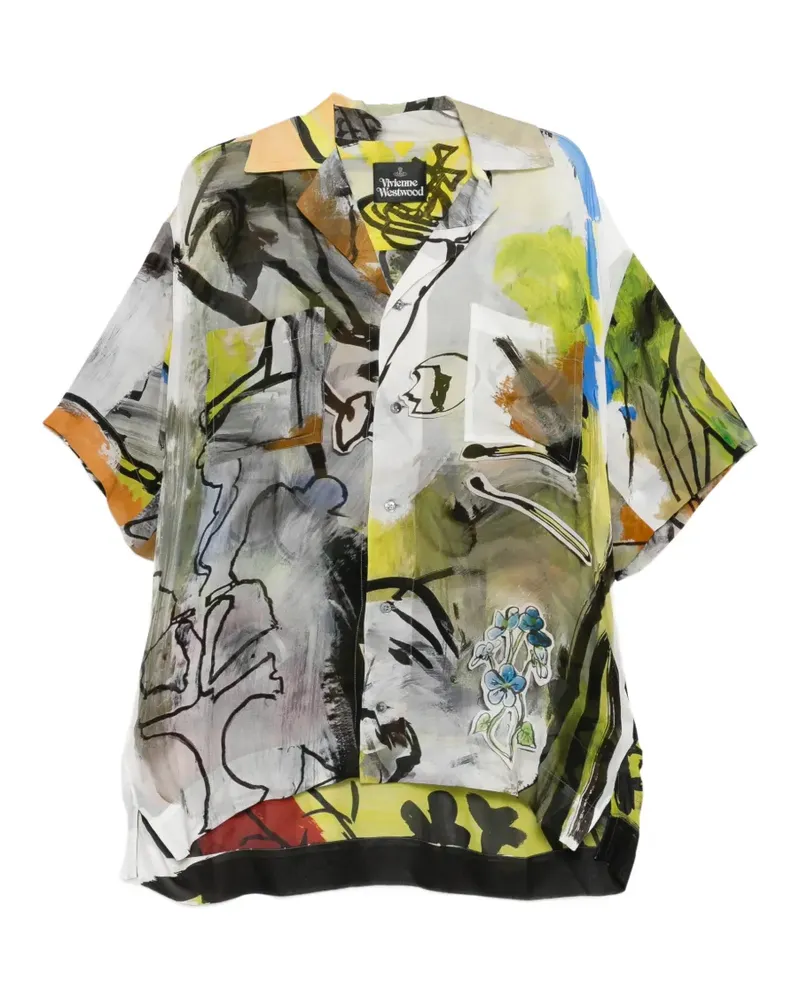 Vivienne Westwood Hawaiihemd mit Print - Grau Grau
