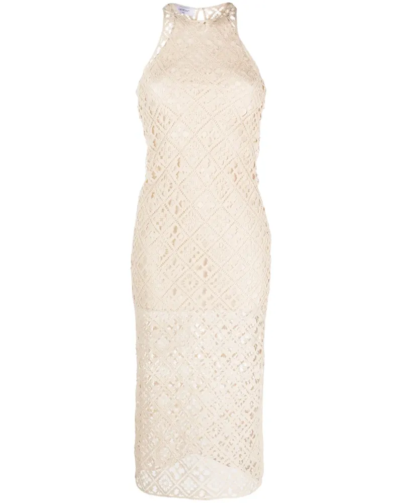 OFF-WHITE Klassisches Midikleid - Nude Nude