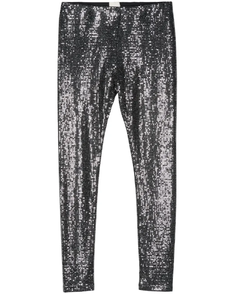 Isabel Marant Joshua Leggings mit Pailletten - Schwarz Schwarz