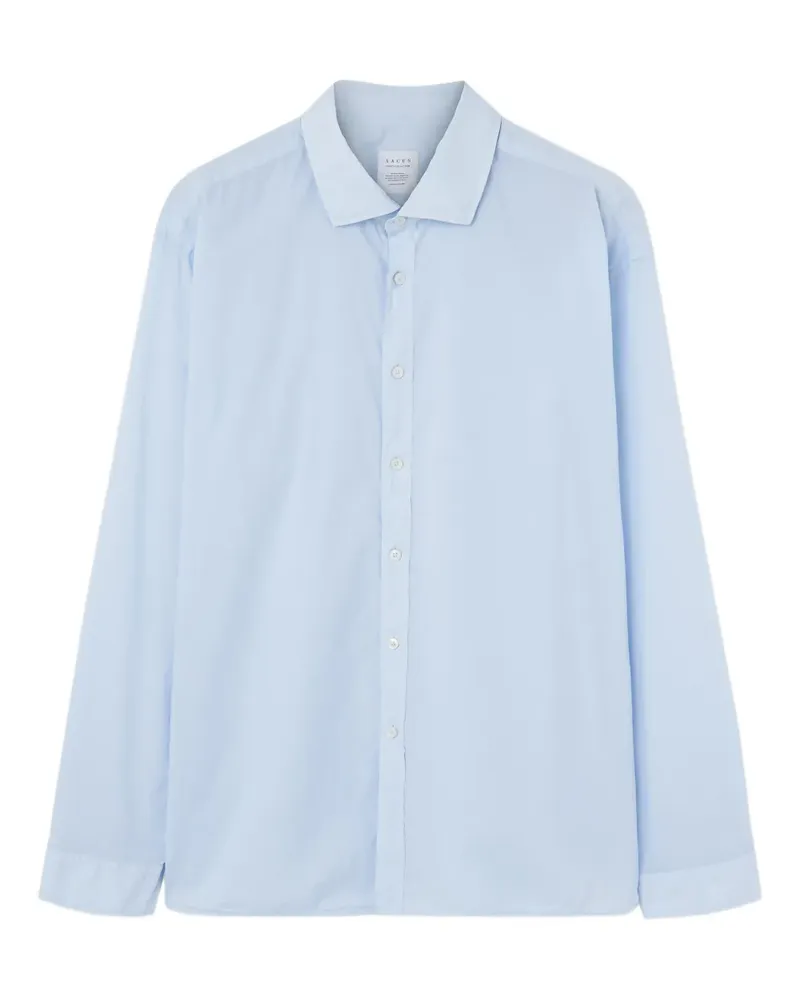 XACUS Klassisches Hemd - Blau Blau