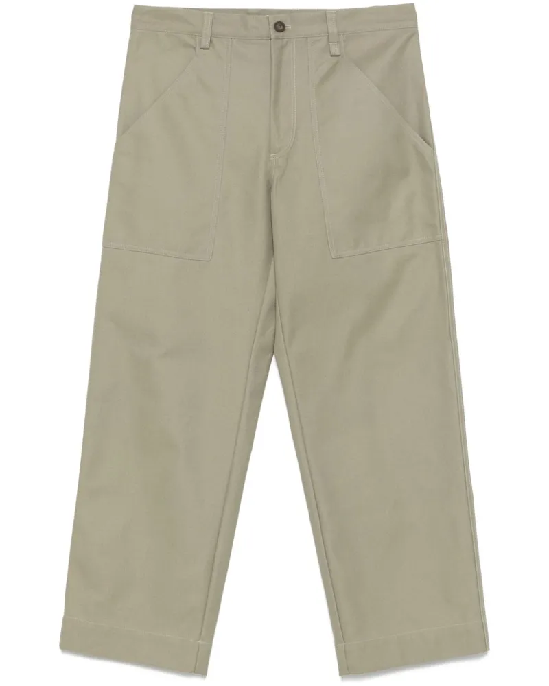 Kitsuné Workwear Hose - Grün Grün
