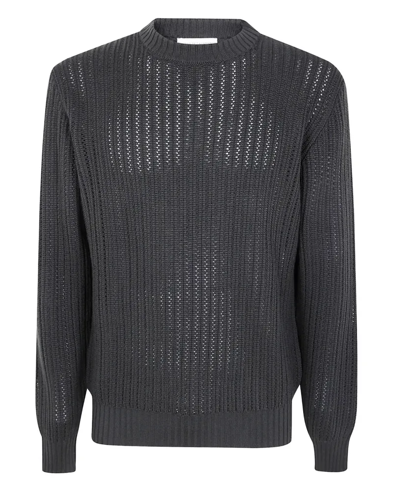 Filippo de Laurentiis Pullover mit Lochstrickmuster - Grün Grün
