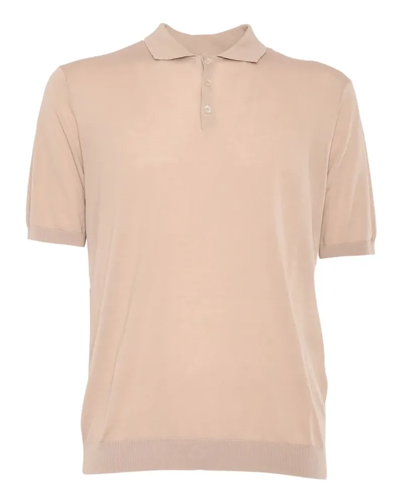 Ballantyne Kurzärmeliges Poloshirt - Rosa Rosa