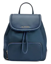 Michael Kors Rucksack mit Logo-Schild Blau