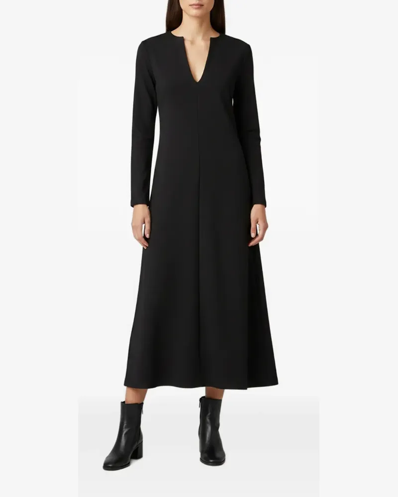 Totême Amaya midi V-neck midi dress - Schwarz Schwarz