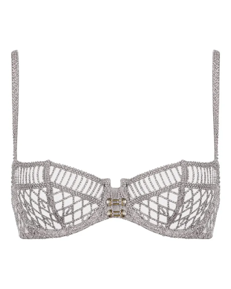 Aubade Stardust Dream BH mit Stickerei - Silber Silber