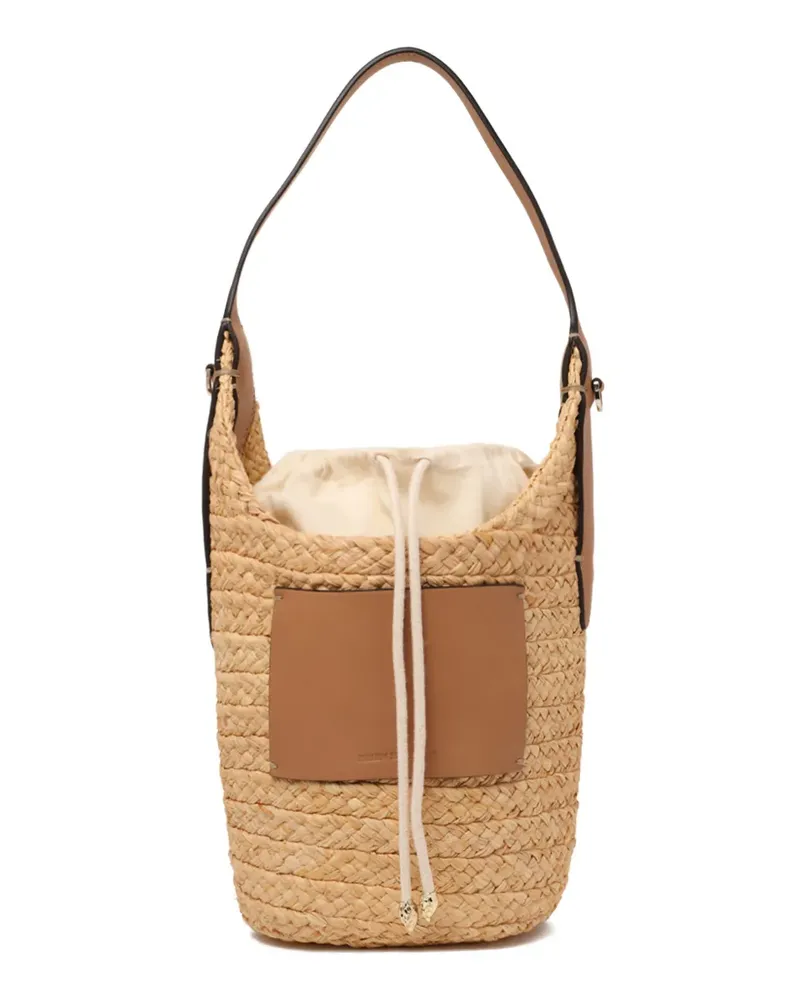 Helen Kaminski Beuteltasche aus Leder - Nude Nude