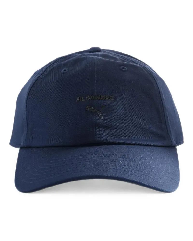Puma x Jil Sander logo-embroidered baseball cap - Blau Blau