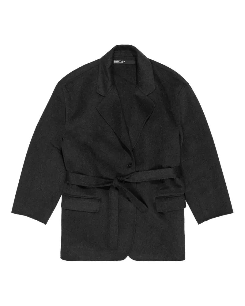 BIMBA Y LOLA Jacke mit Gürtel - Grau Grau
