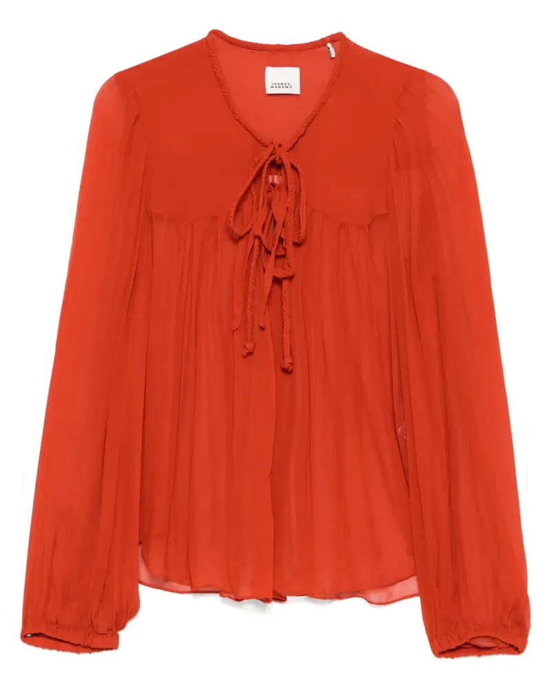 Isabel Marant Ametissa Bluse - Rot Rot