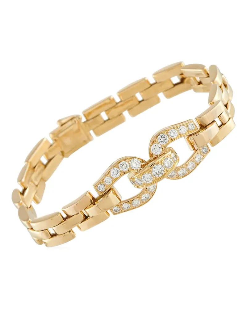 Cartier 18K yellow gold diamond link bracelet Gold