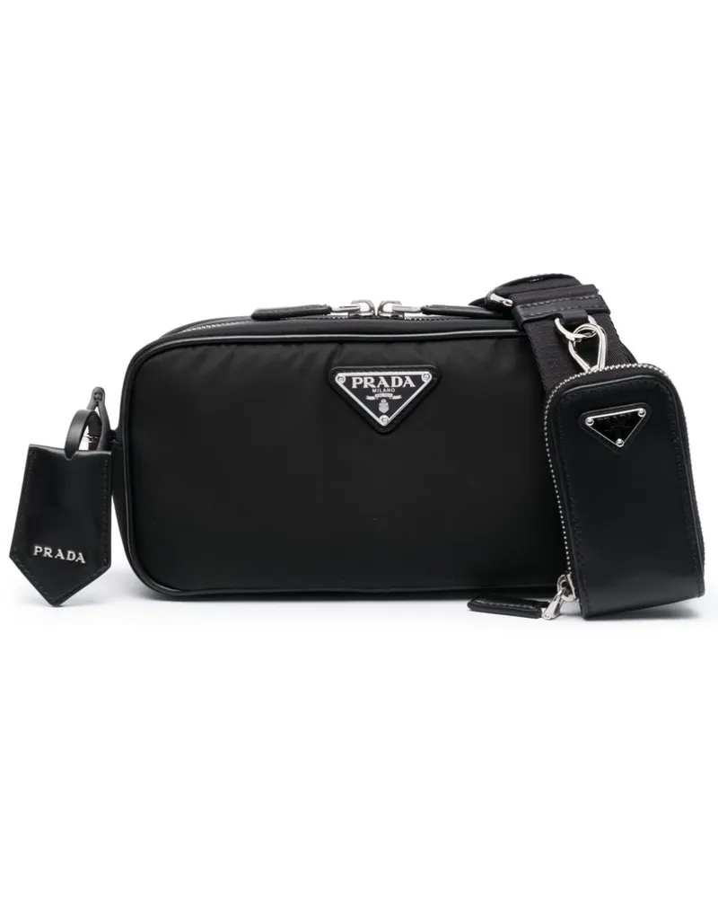 Prada Re-Nylon Umhängetasche - Schwarz Schwarz