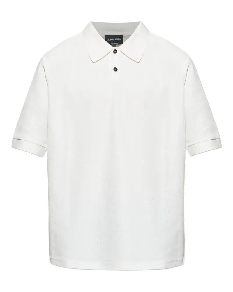 Giorgio Armani short-sleeve polo shirt - Nude Nude