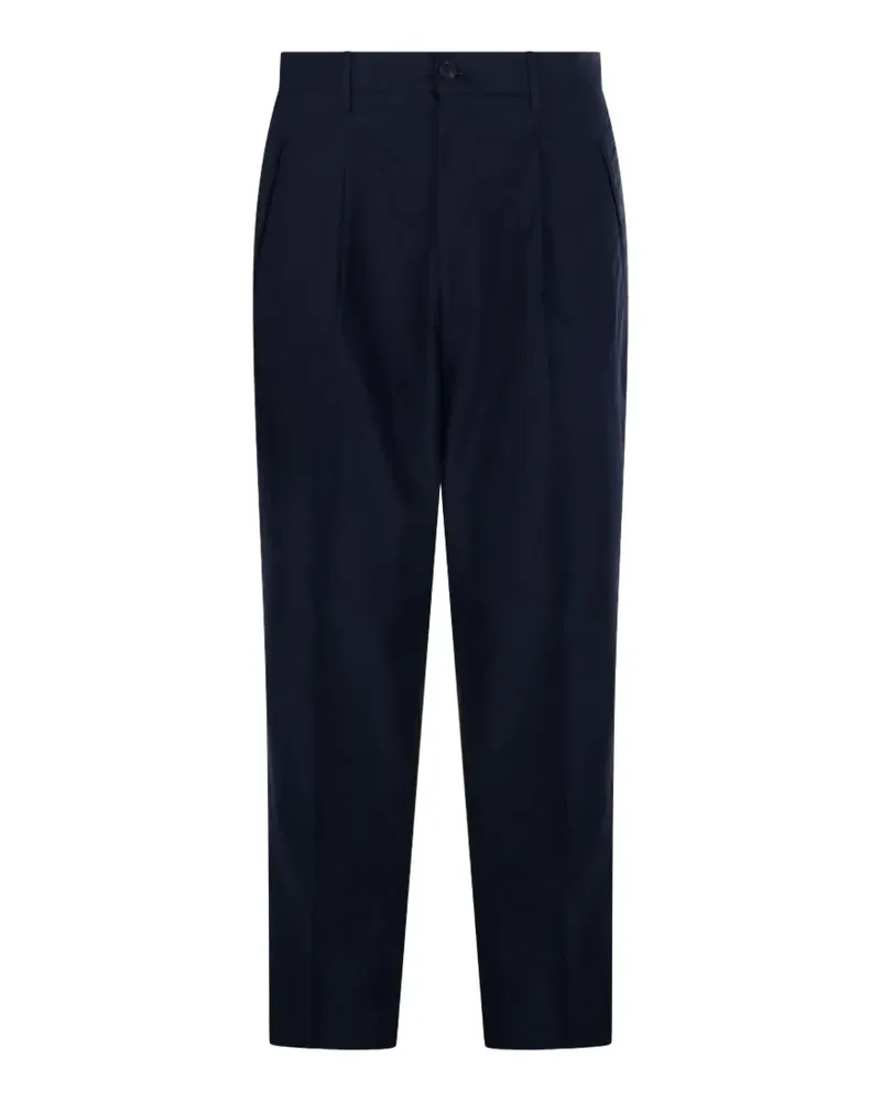 Entre Amis pleated trousers - Blau Blau