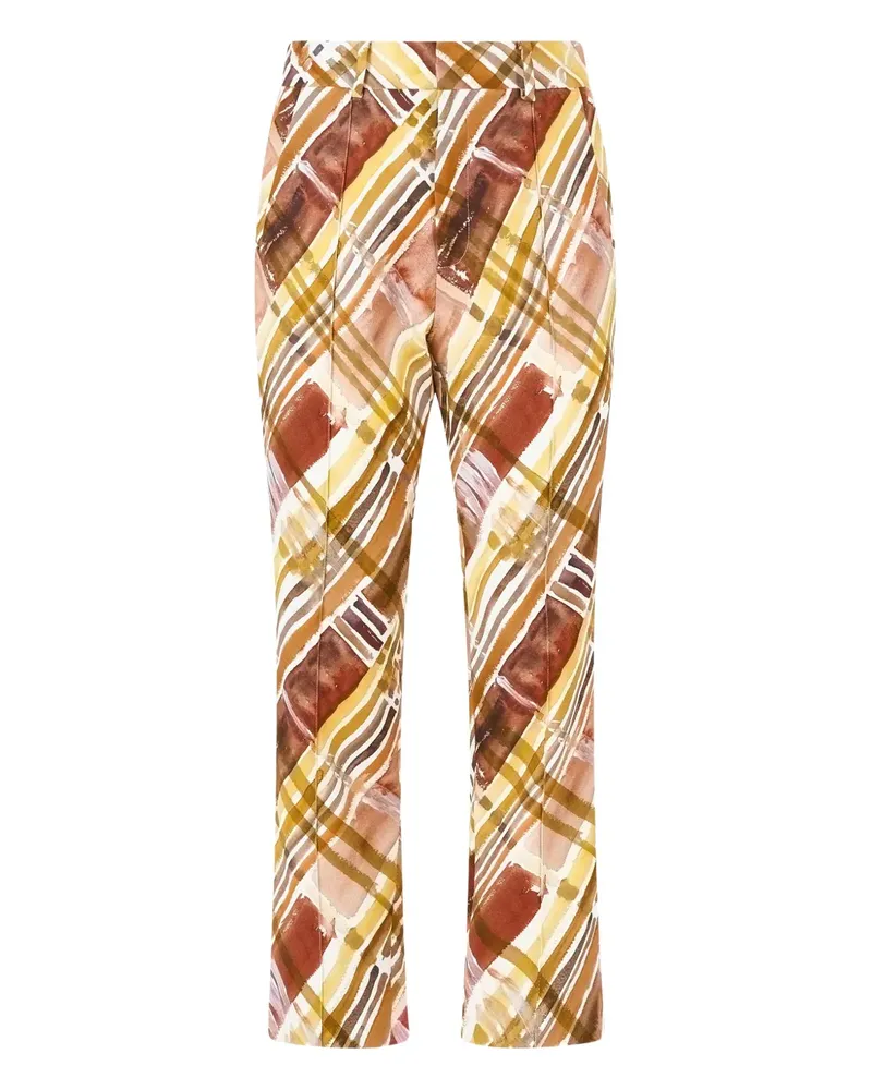 Rosie Assoulin Karierte Oboe Hose - Nude Nude